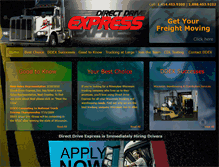 Tablet Screenshot of directdriveexpress.com